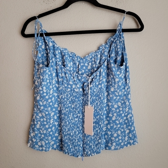 Reformation Robertson Top in Marie size 10 NWT - Picture 6 of 9